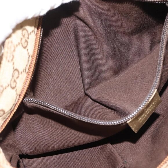 GUCCI GG Canvas Sherry Line Shoulder Bag Beige Gold 189749 001998 Auth yk19719 - Picture 13 of 16